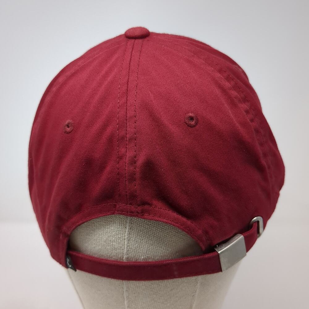 Volcom Slideback Hat Red One Size Embroidered Spe… - image 7